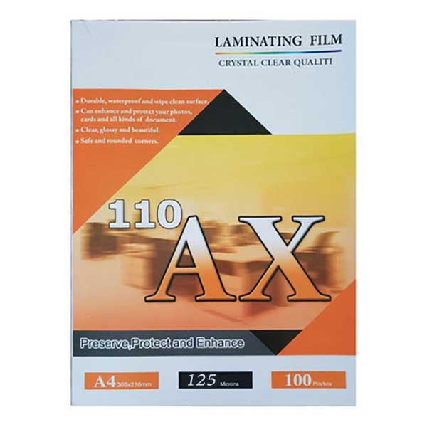 طلق پرس لمینت 125 میکرون A3